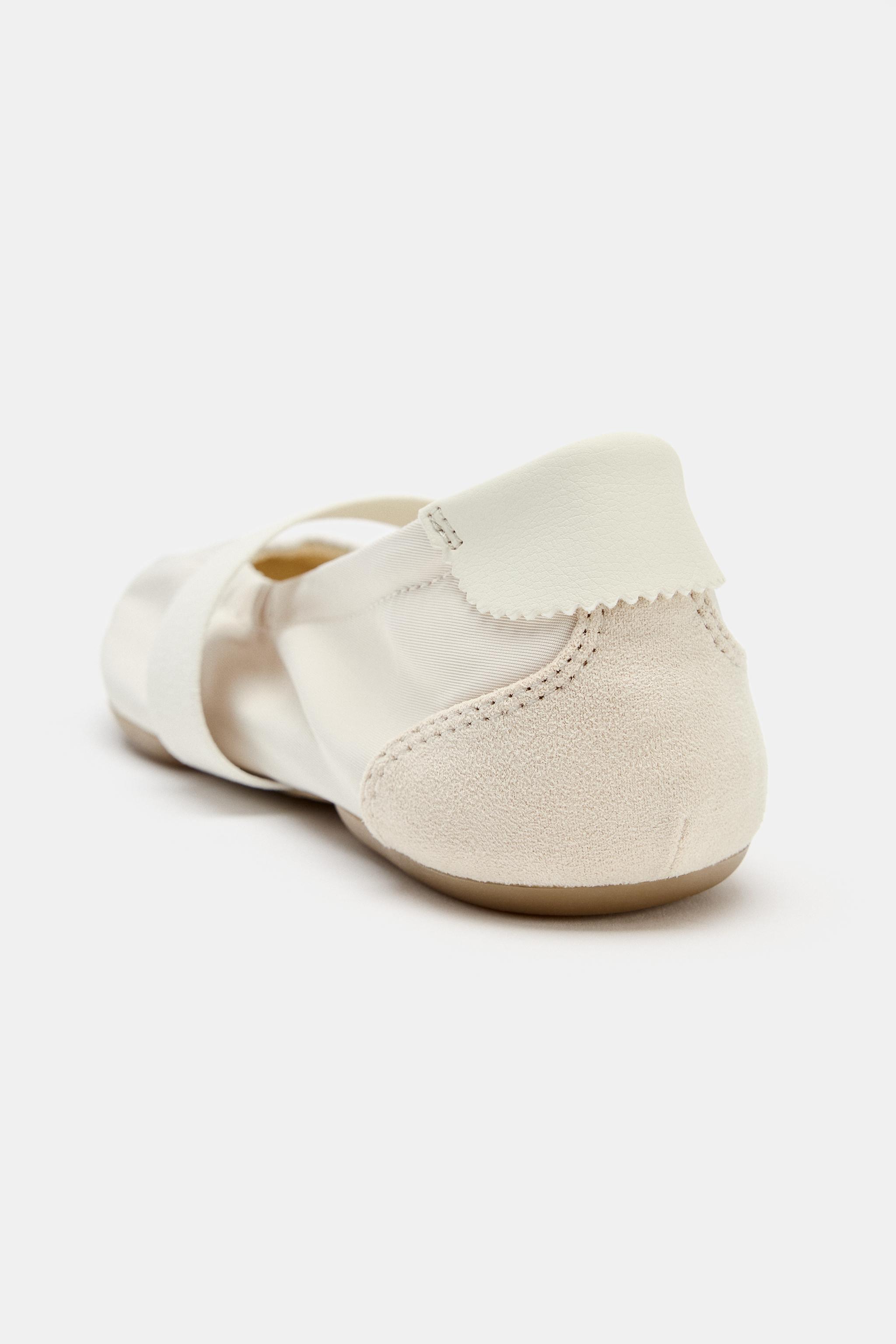ELASTIC SPORTY BALLET FLATS